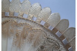 Secret miror, fan circa 1820-30