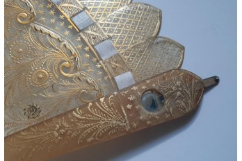 Secret miror, fan circa 1820-30