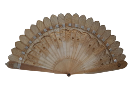 Secret miror, fan circa 1820-30