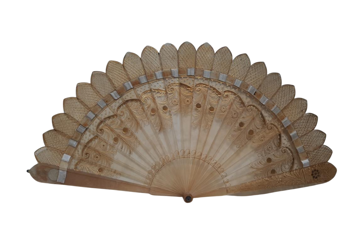 Secret miror, fan circa 1820-30