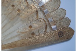 Secret miror, fan circa 1820-30