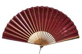 Biarritz beads, fan circa 1890