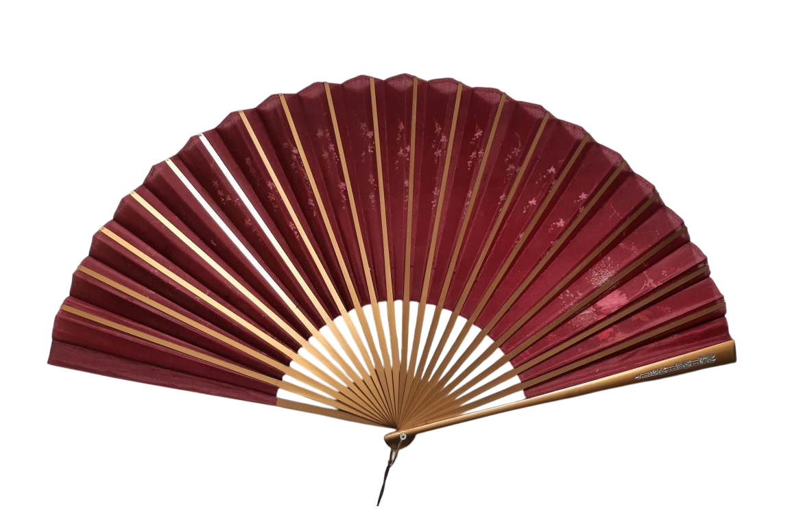 Biarritz beads, fan circa 1890