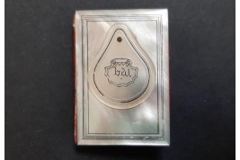 Dance card with mirror, 19th century