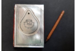 Dance card with mirror, 19th century