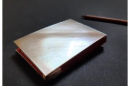 Dance card with mirror, 19th century