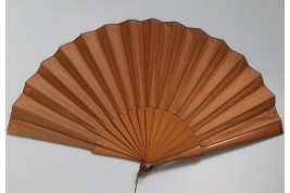 Cat in the hot air balloon, late th century fan