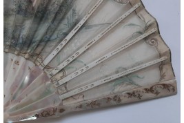 Spy love, inside-out fan, circa 1900