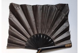 The open window, mouchoir fan, circa 1900