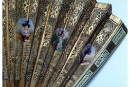 Elegant women of the Second Republic ? Fan circa 1848