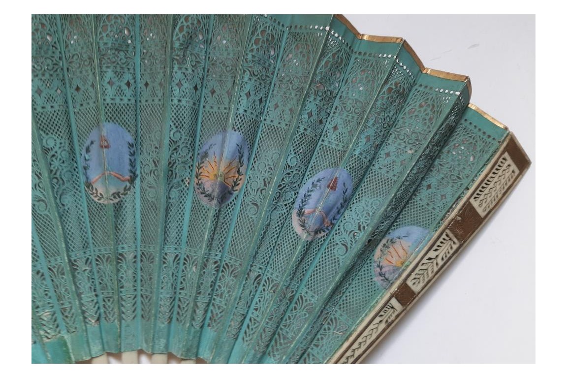 Elegant women of the Second Republic ? Fan circa 1848