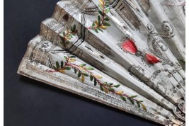 Éclair d'argent, éventail d'époque Empire