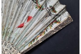 Éclair d'argent, éventail d'époque Empire