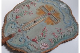 Écran de dévotion et arte povera, Italie, vers 1760