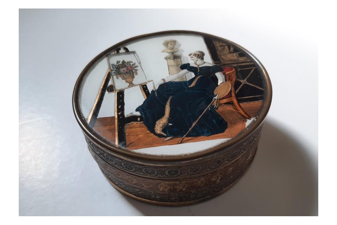 Changing pictures, candy box circa 1825