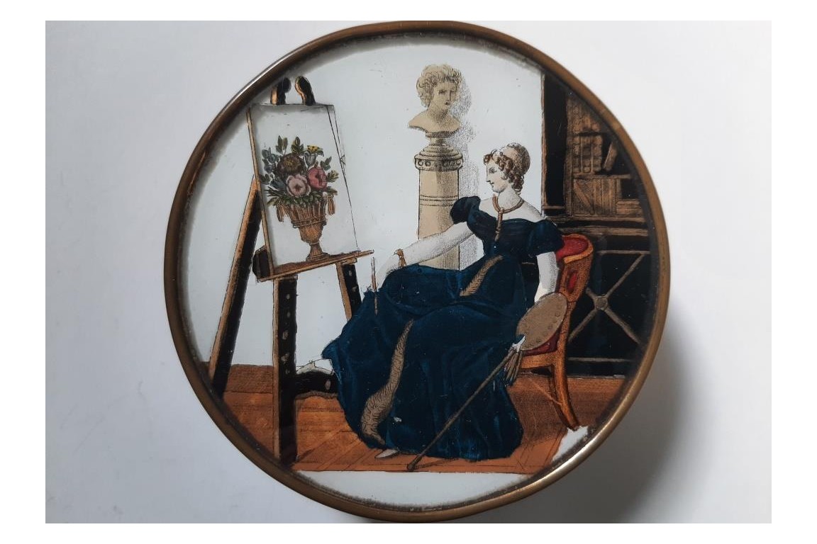 Changing pictures, candy box circa 1825
