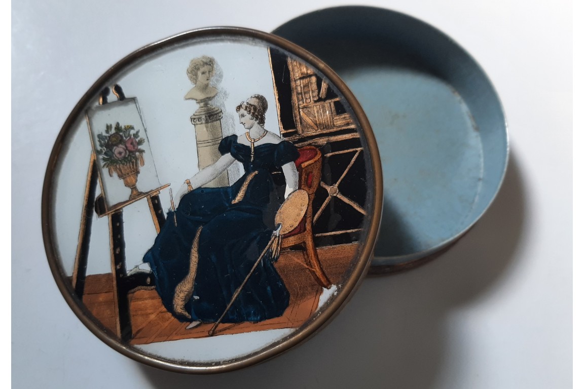 Changing pictures, candy box circa 1825