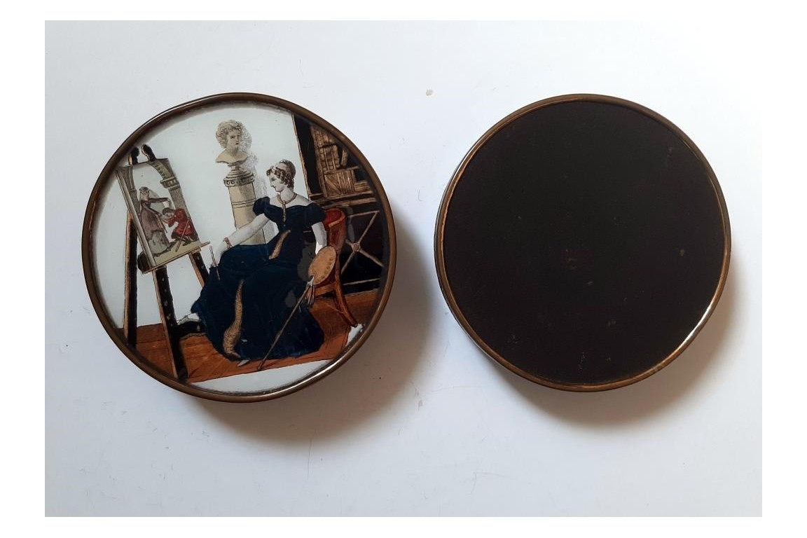 Changing pictures, candy box circa 1825