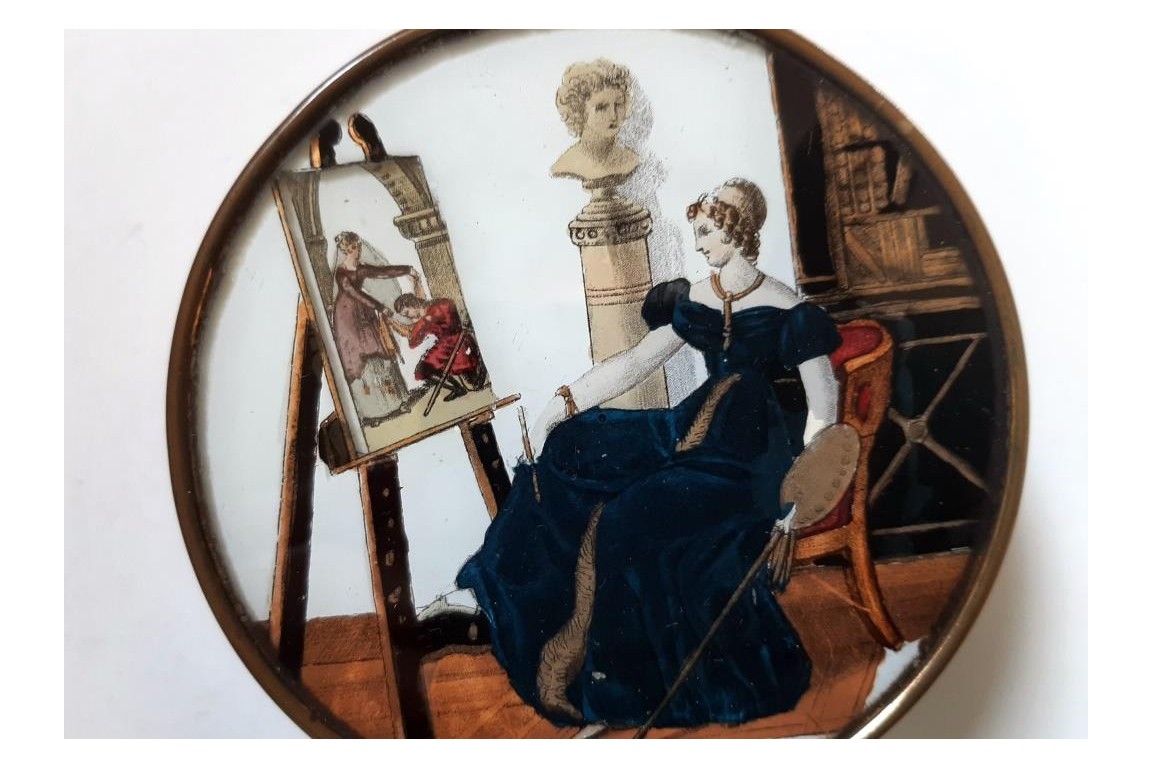Changing pictures, candy box circa 1825