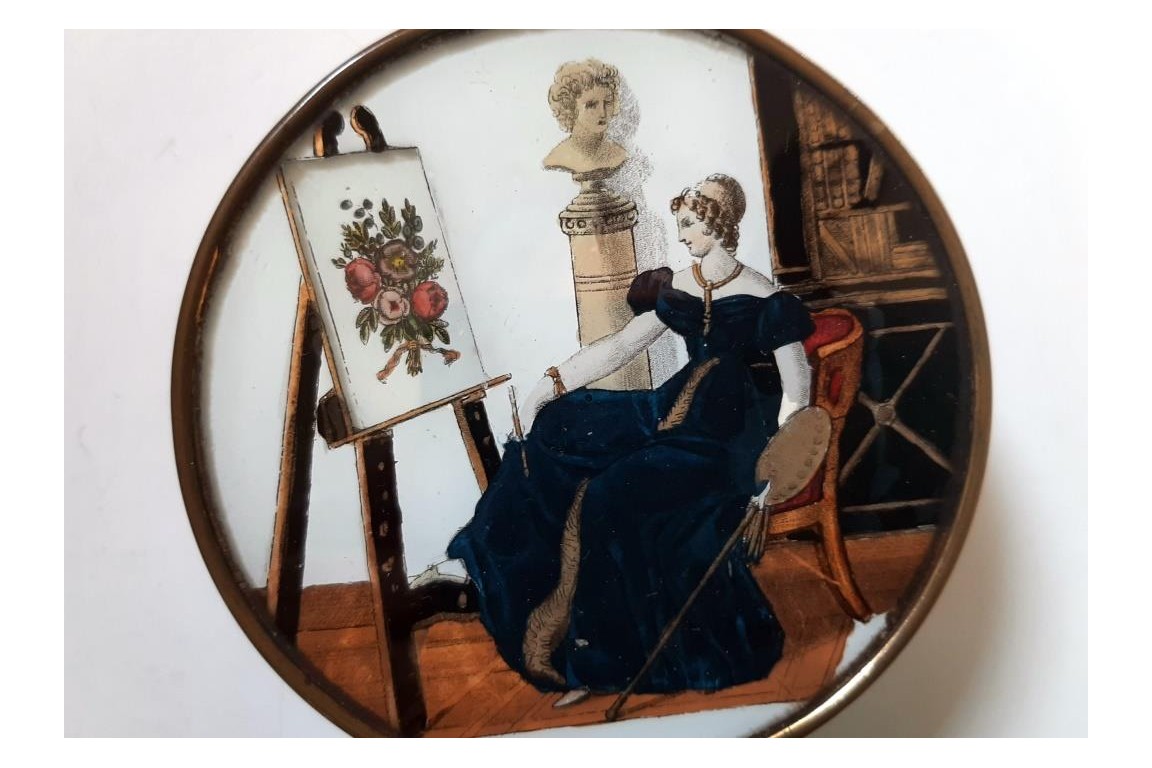 Changing pictures, candy box circa 1825