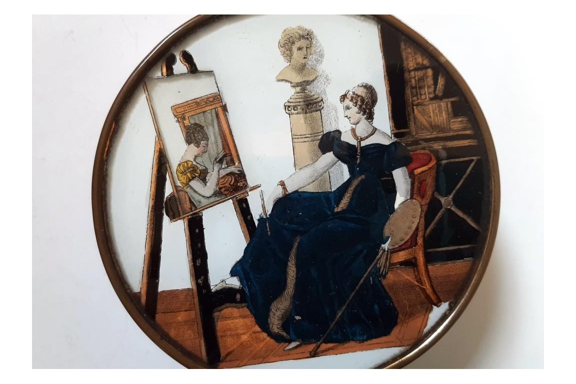 Changing pictures, candy box circa 1825