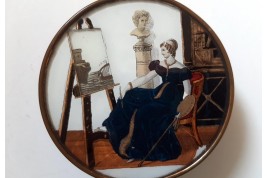 Changing pictures, candy box circa 1825