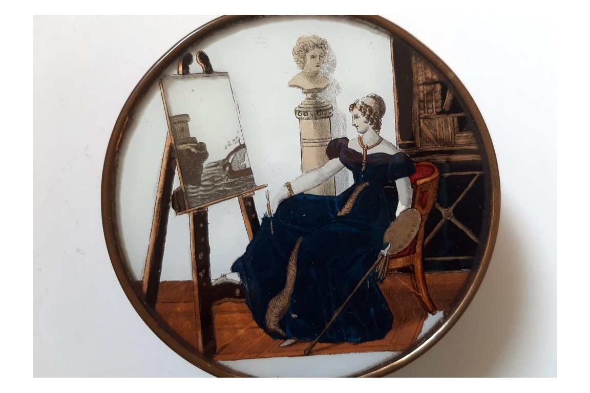 Changing pictures, candy box circa 1825