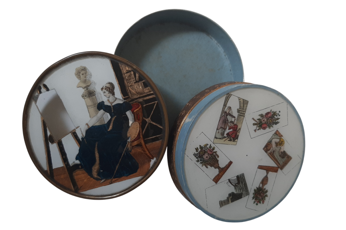 Changing pictures, candy box circa 1825