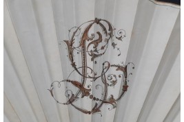 Le regard de l'amour, éventail de Micaël et Alexandre, vers 1880-95