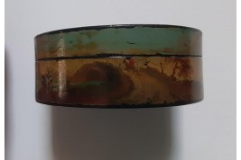 The fish market, 18th century snuffbox