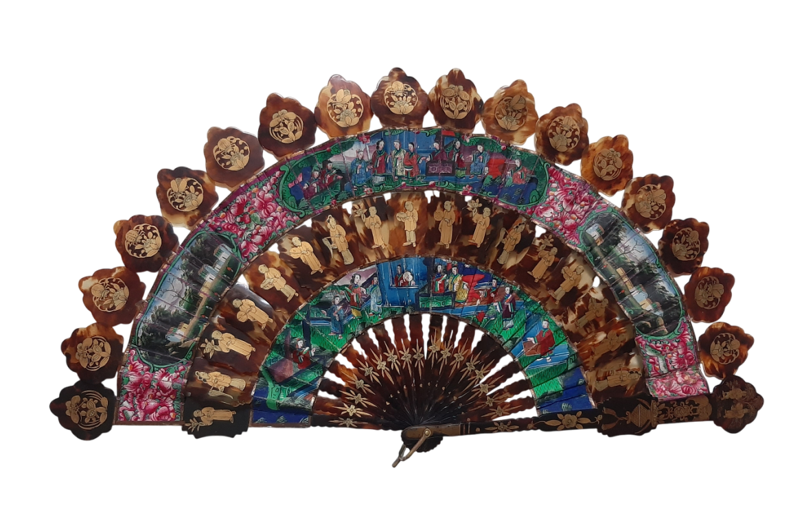 Cabriolet from China, 19th century fan