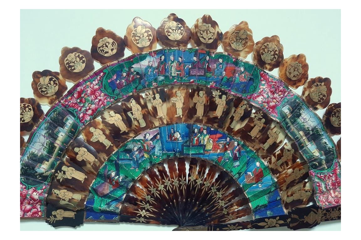 Cabriolet from China, 19th century fan