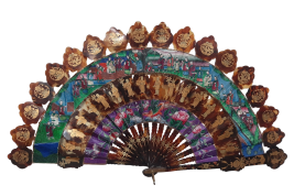Cabriolet from China, 19th century fan