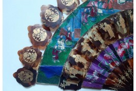 Cabriolet from China, 19th century fan