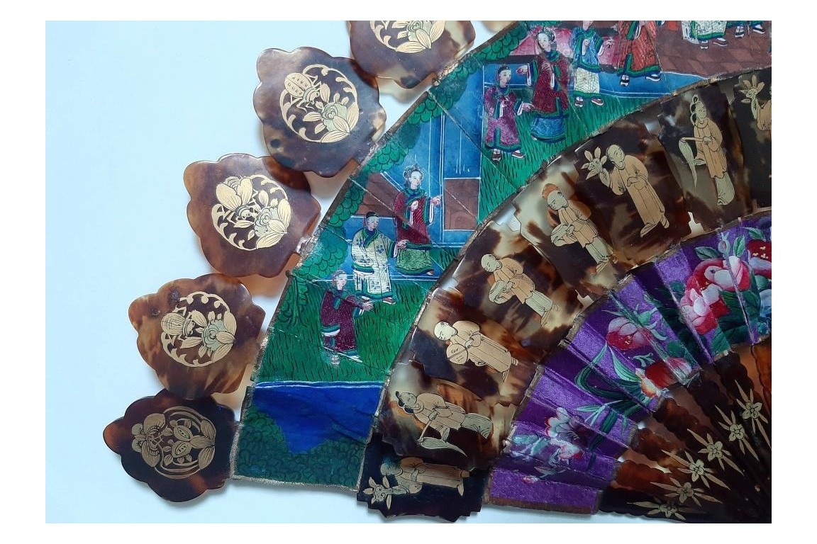 Cabriolet from China, 19th century fan