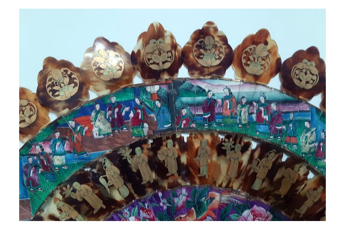 Cabriolet from China, 19th century fan