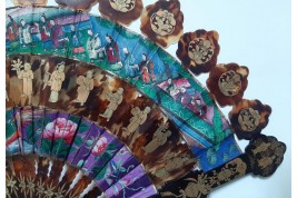 Cabriolet from China, 19th century fan