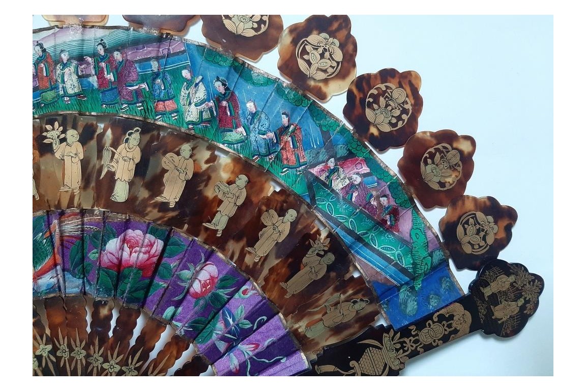 Cabriolet from China, 19th century fan