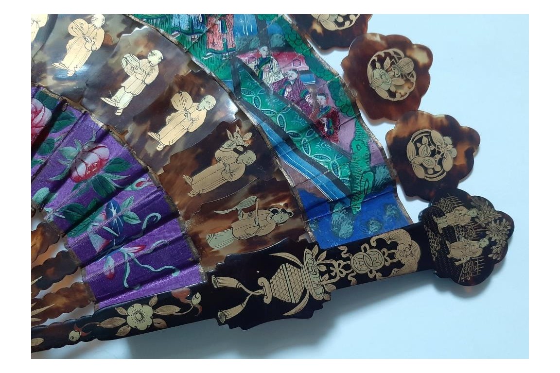 Cabriolet from China, 19th century fan