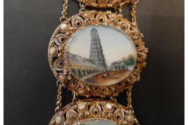 Bracelet souvenir de l'Inde, vers 1834-60