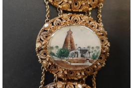Bracelet souvenir de l'Inde, vers 1834-60