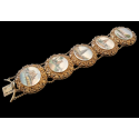 Bracelet souvenir de l'Inde, vers 1820-60