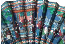 Canton en écaille, éventail Chine XIXeme