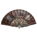 Caesar and Cleopatra, fan circa 1760-70