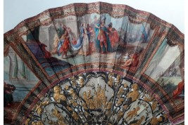 Caesar and Cleopatra, fan circa 1770