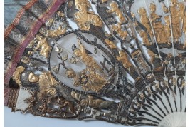 Caesar and Cleopatra, fan circa 1770