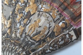 Caesar and Cleopatra, fan circa 1770