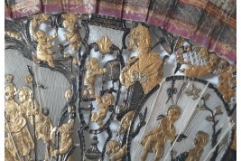 Caesar and Cleopatra, fan circa 1770