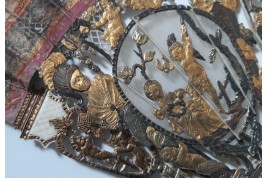 Caesar and Cleopatra, fan circa 1770
