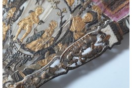 Caesar and Cleopatra, fan circa 1770